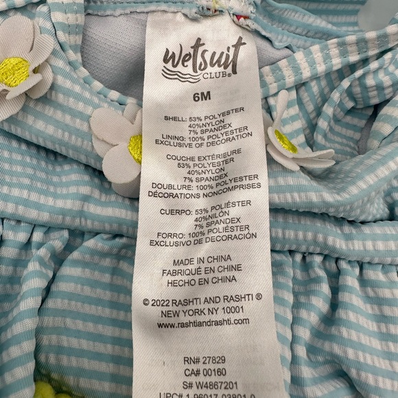 Wetsuit club one piece swimsuit size 6 months - Picture 3 of 3